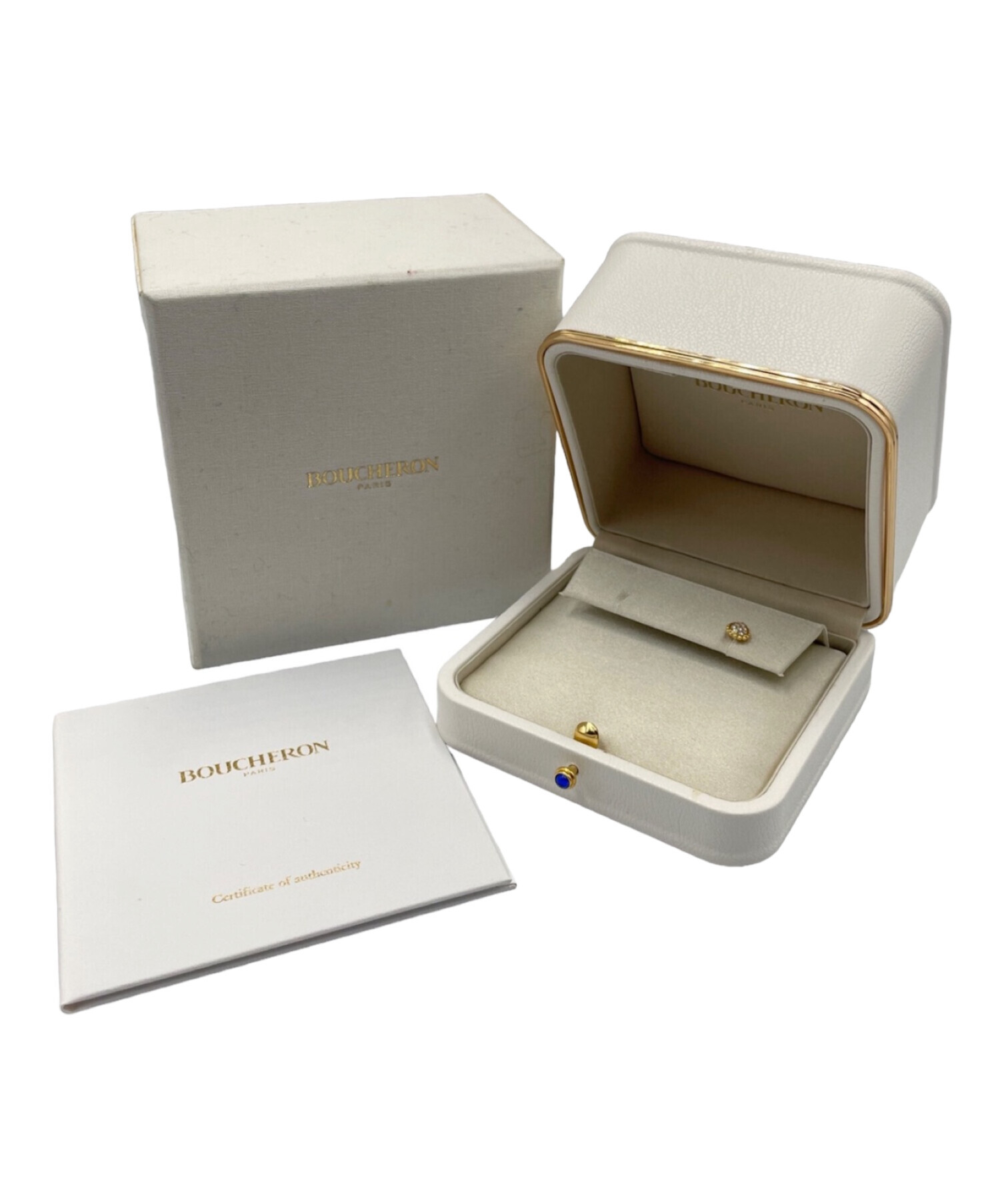 BOUCHERON アクセサリーシルバーケース、巾着（2個）、紙袋（2枚