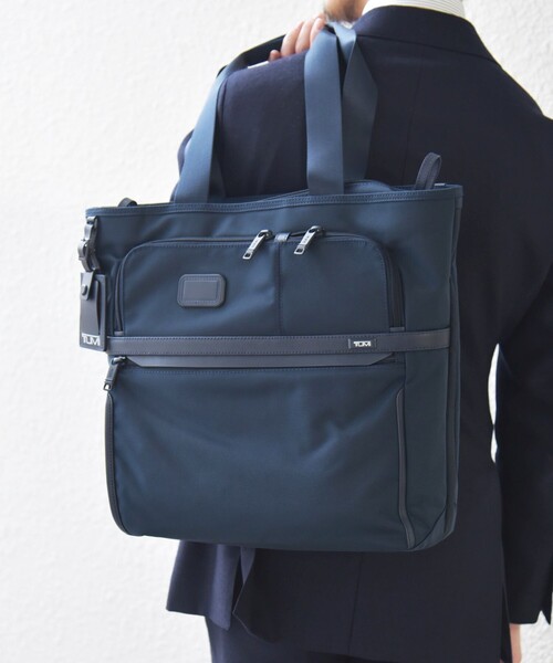 SHIPS別注】TUMI: 完全別注モデル エクスパンダブル スクエア トート