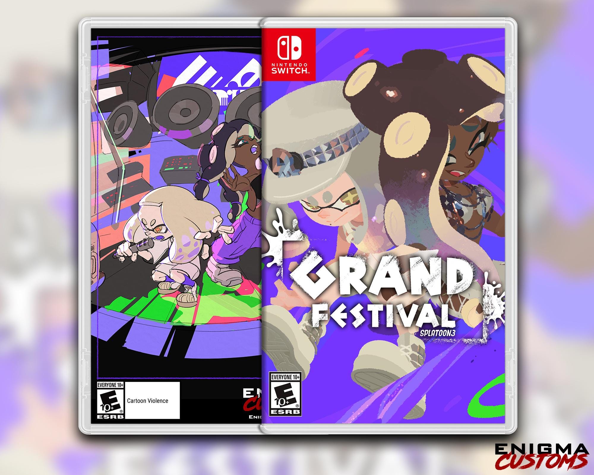 Splatoon 3: Grand Festival Custom Switch Cover (NO GAME) - Etsy