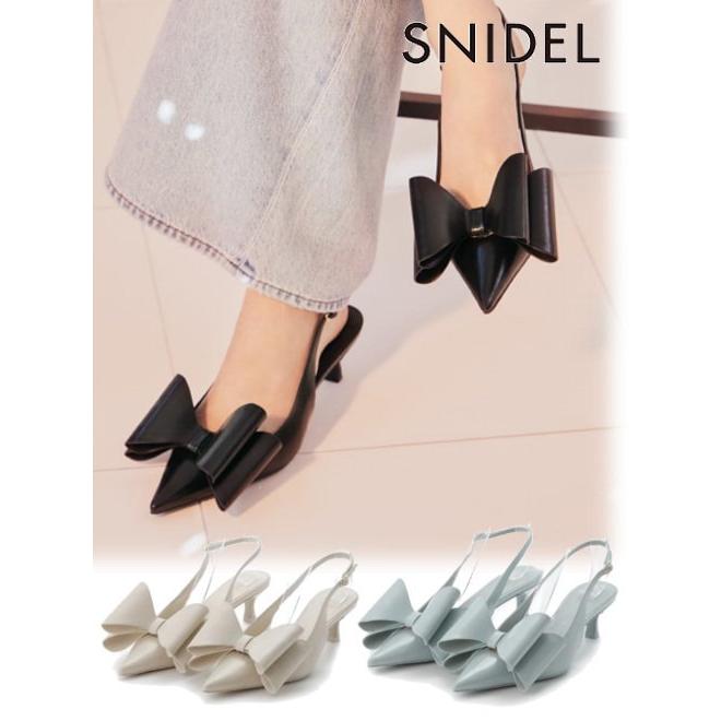 SNIDEL（スナイデル） リボンモチーフサンダル 24春夏予約2 SWGS241610