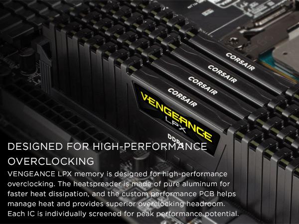 Corsair Vengeance LPX 8GB (1x8GB) DDR4 DRAM 2400MHz C16 (PC4-19200