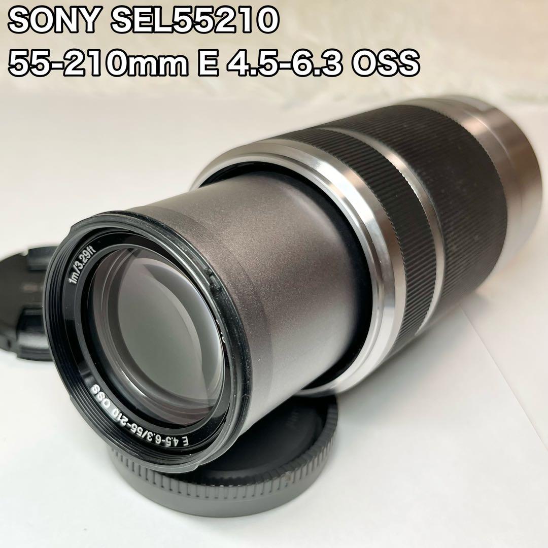 SONY ソニー SEL55210 55-210mm E 4.5-6.3 OSS Sony SEL55210 55-210mm f/4.5-6.3 (Black) Telephoto zoom lens for